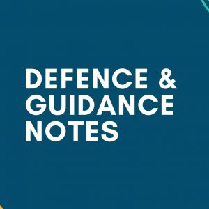 Defence & Guidance Notes